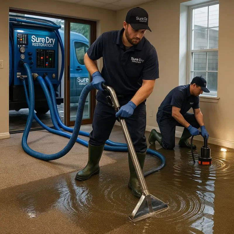 Water Extraction and Removal process in Spring Arbor, MI